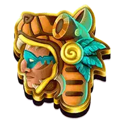 สัญลักษณ์รูปหัวหน้าเผ่า ของเกม Aztec Spins