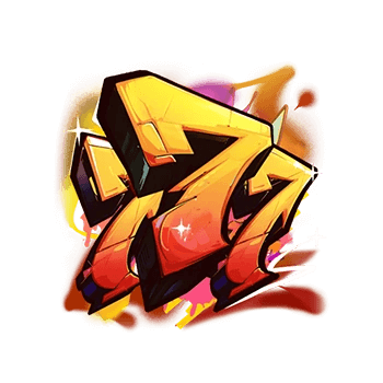 สัญลักษณ์รูปเลขเจ็ด ของเกม Graffiti Rush