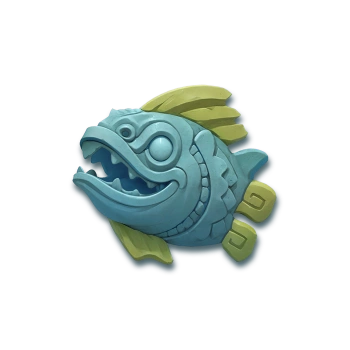 สัญลักษณ์รูปปลาสีฟ้า ของเกม Incan Wonders