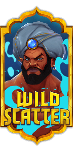 สัญลักษณ์รูป Scatter Symbol ของเกม Golden Genie And The Walking Wilds
