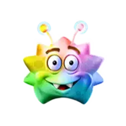 สัญลักษณ์รูป Monster สีรุ้ง ของเกม Monster Pop