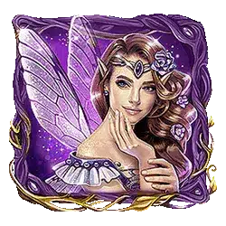 สัญลักษณ์รูปนางฟ้าสีม่วง ของเกม Faerie Spells